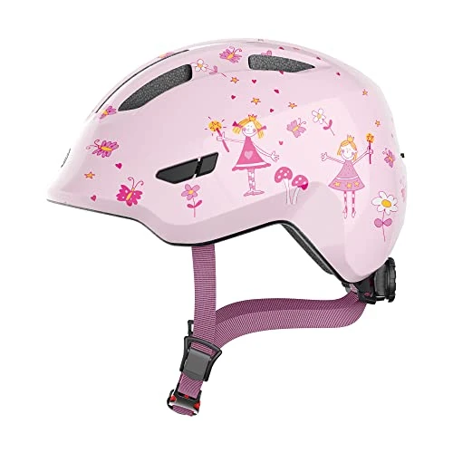 Offerta a tempo: ABUS Casco per bambini Smiley 3.0 - casco da bici con calzata bassa, design a misura di bambino e spazio per il codino - per ragazze e ragazzi - 9% da 39.95 € a 36.35 €