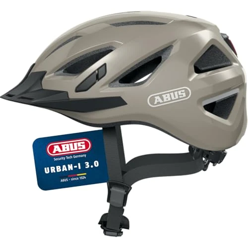 Limited-time offer: ABUS Urban-I 3.0 city helmet - bike helmet with rear light, peak and magnetic fastener - for men and women from 52.66 £ to 52.66 £ (save 0.00%)