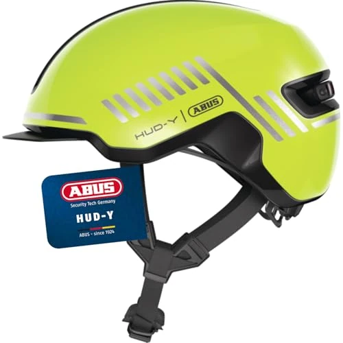 Offerta a tempo: ABUS Urban Helmet HUD-Y - con luce posteriore a LED magnetica e ricaricabile e chiusura magnetica - Casco da bici cool per l'uso quotidiano - per uomini e donne - 0.00% da 91.99 € a 91.99 €