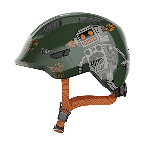 ABUS Casco infantil Smiley 3.0 - casco de bicicleta con ajuste bajo, diseños adaptados a los niños y espacio para una coleta - para niñas y niños