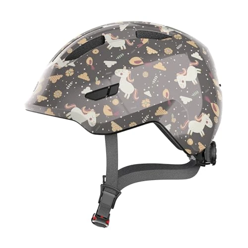 Oferta limitada: ABUS Casco infantil Smiley 3.0 - casco de bicicleta con ajuste bajo, diseños adaptados a los niños y espacio para una coleta - para niñas y niños de 39.95 € a 28.99 € (ahorro 27%)