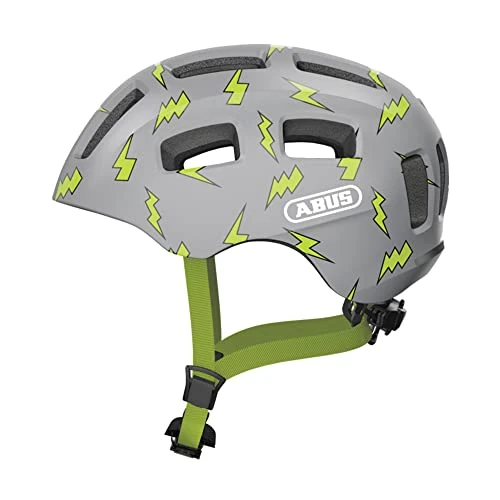 Offerta a tempo: ABUS Casco da bici Youn-I 2.0 - con luce per bambini, adolescenti e giovani adulti — 25% da 69,95 € a 52,68 €