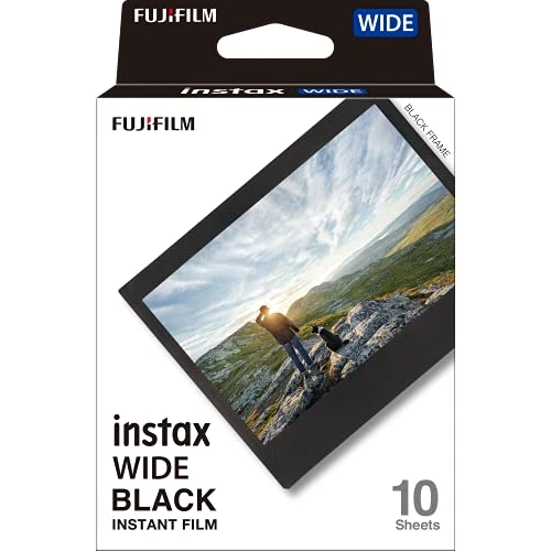 Offerta a tempo: pellicola istantanea instax WIDE Bordo nero, confezione da 10 scatti, adatta a tutte le fotocamere e stampanti instax WIDE - 0.00% da 15.99 € a 15.99 €