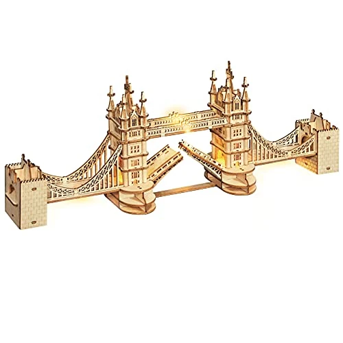 Oferta limitada: Rolife Puzzle 3D Madera Antiguo Maquetas para Montar para Construir Adultos Niñas Puente de la Torre 113 Piezas, Tower Bridge, Sin Pilas en el Paquete de 15.99 EUR a 12.79 EUR (ahorro 20%)
