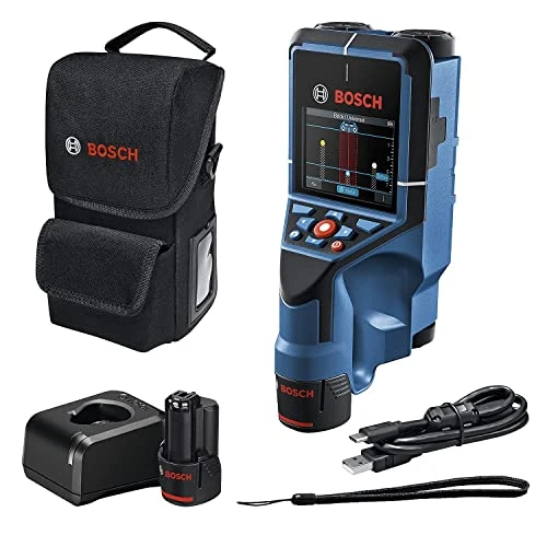 Offre limitée : Bosch Professional Scanner Mural D-tect 200 C (2 Batteries 12V, détection de câbles sous tensions (ou Non), tuyaux métal ou Plastique, Montants et cavités) - Amazon Exclusive Set de 679.11 € à 542.99 € (20% de remise)