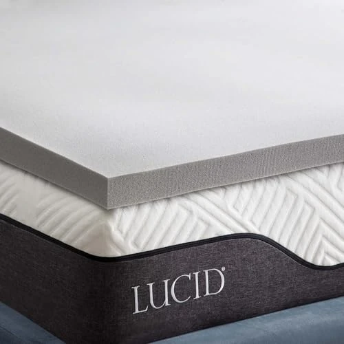 Oferta limitada: LUCID Sobrecolchon viscoelastico 160x200 cm | Con partículas de Carbón de Bambú | Grosor 5 cm |Topper para colchon de 58.39 EUR a 58.39 EUR (ahorro 0%)