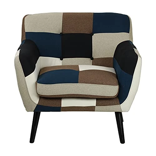 Totò Piccinni Patchwork Sofa z podłokietnikami (Elegant A, Fotel)