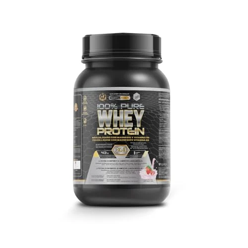 Offerta a tempo: Healthy Fusion Whey Protein | Proteina Whey pura con Collagene e Magnesio | Migliora i tuoi allenamenti | Protegge e aumenta la massa muscolare | 1000g di proteina (Fragola) - 0.00% da 29.90 € a 29.90 €