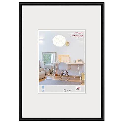 Offerta a tempo: walther design nera 59,4 x 84 cm (DIN A1)con vetro artistico, cornice in plastica New Lifestyle KVX684B - 39% da 73.95 € a 44.80 €