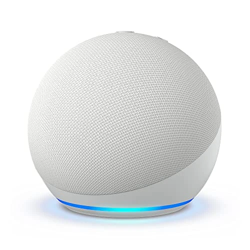 All-new Echo Dot (5th generation, 2022 release) smart speaker with Alexa (Glacier White)