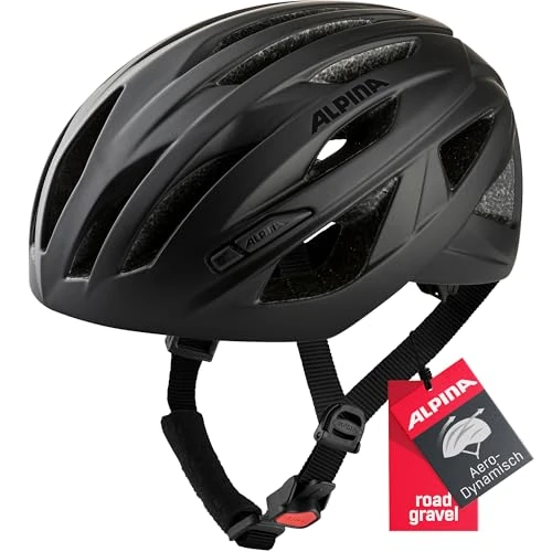 Offerta a tempo: ALPINA Unisex - Adulti, PATH Casco da bicicletta, black matt, 51-56 cm - 0.00% da 54.35 € a 54.35 €