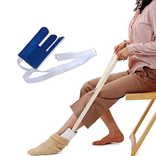 Zeitlich begrenztes Angebot: Sockenanziehhilfe Strumpfanziehhilfe Socken Anziehhilfe für Senioren, ältere, Schwangere Frauen, Behinderte Anziehhilfe für Socken und Strümpfe von 8.31 € auf 8.31 € (0.00% Rabatt)