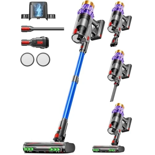 Offerta a tempo: AIBIRTH Aspirapolvere Senza Filo 55KPA 650W 70Mins,Scopa Elettrica Senza Fili da 1,8 L,Aspirapolvere Potente Antigroviglio/Display LED/8 Stadi Filtrat,Per Animali/Pavimenti/Tappeti - 37% da 209.99 € a 132.99 €