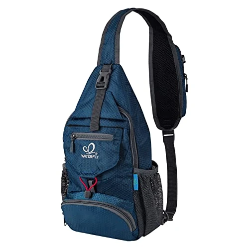 Offerta a tempo: Waterfly Zaino Monospalla Ripiegabile Piccolo Zaini Petto Borse a Spalla borsa da Giorno per Sportivo Escursioni e Viaggi Uomo Donna - 0.00% da 31.99 € a 31.99 €