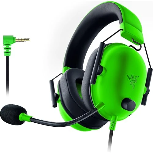Offerta a tempo: Razer BlackShark V2 X - Cuffie E-Sport cablate multipiattaforma (Cuffie cablate con driver da 50 mm, cancellazione del rumore per PC, Mac, PS4, Xbox One e Switch) Verde - 36% da 79.99 € a 50.99 €