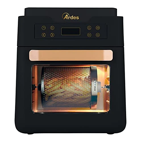 ARDES | Friggitrice ad Aria Calda e Fornetto Ibrido 12 Litri Air Fryer Con Programmi Automatici e Accessori Per Friggere Cuocere Senza Olio Temperatura Massima 200°C Modello Eldorada XXL AR1K3000