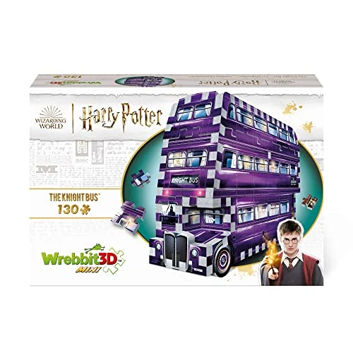 Offre limitee: Wrebbit3D, Harry Potter: Mini Knight Bus (130pc), 3D Puzzle, Ages 12+ de 17.24 EUR a 17.24 EUR (economie 0%)