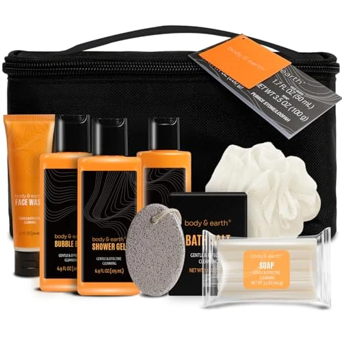 Limited-time offer: Body & Earth Cirtus 8pc Spa Gifts for Men Spa Baskets for Men from $25.59 to $25.59 (save 0.00%)