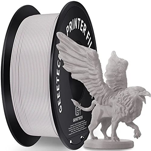GEEETECH PLA Filament 1.75 mm, 3D Printer Filament 1 kg Spool, Grey