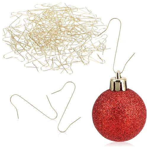 Limitiertes Angebot: COM-FOUR® 150x Haken für Weihnachtsbaumschmuck - Schnellaufhänger Doppelhaken für Weihnachtsbaum-Deko - Christbaumkugel-Aufhänger, Baumhaken als Deko-Anhänger von 9.99 EUR auf 4.49 EUR (Spare 55%)