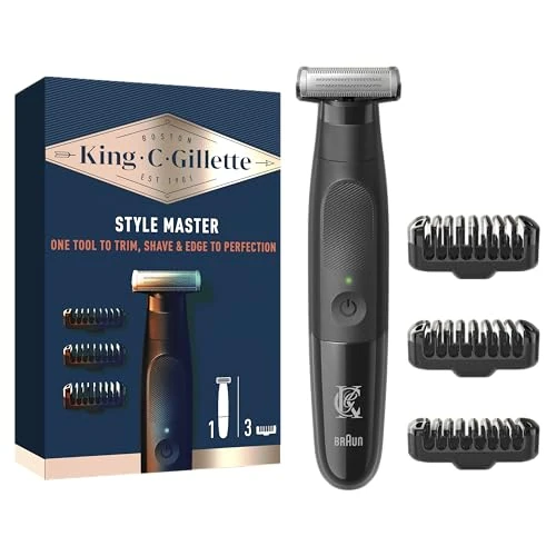 King C. Gillette Style Master, Tondeuse sans Fil our Barbe Courte