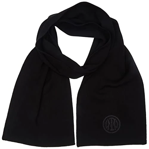 Inter, Official Merchandise 3D Embroidery Scarf - Black, One Size