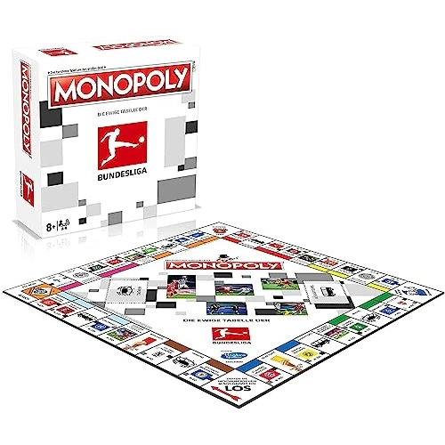 Winning Moves Monopoly Bundesliga Gra Planszowa, Wielokolorowy, Od 8 Lat