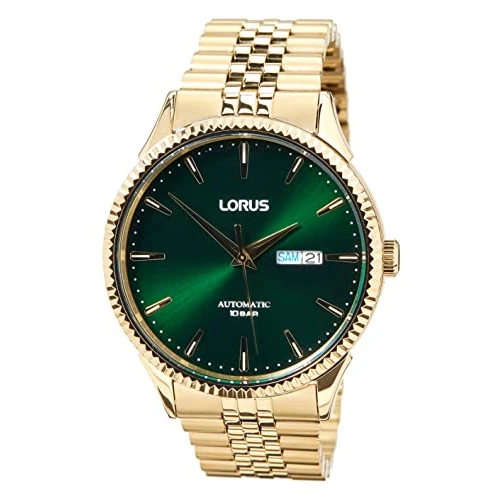 Tijdelijke aanbieding: Lorus Herenhorloges analoog automatisch 32018571, goud, Eén maat, armband van 158.15 EUR naar 83.82 EUR (korting 47%)