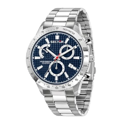 Tijdelijke aanbieding: SECTOR Analoge R3273778003, Meerkleurig, 45mm, Armband van 159.00 EUR naar 95.40 EUR (korting 40%)