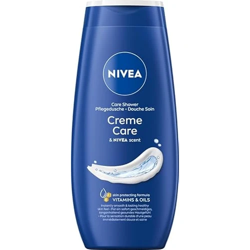 NIVEA Creme Care - Gel de ducha corporal crema, 250 ml