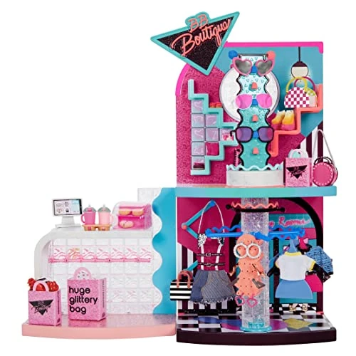 LOL Surprise OMG Centrum handlowe Surprise - Odkryj 50+ niespodzianek - 2 piętra, wirujące elementy i kawiarnia - Kolekcjonerska - Dla dzieci od 4 lat