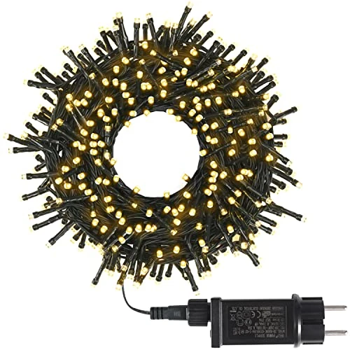 Limitiertes Angebot: Lichterkette Außen & Innen 20m 200 LED, IP44 Wasserdicht, 8 Modi LED Lichterkette Weihnachtsbeleuchtung mit Stecker für Baum, Garten, Hochzeit & Party (Warmweiß) von 21.99 EUR auf 14.99 EUR (Spare 32%)