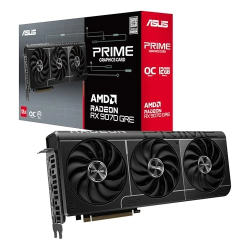 Offerta a tempo: ASUS PRIME RX9070 GRE OC, Scheda Grafica 12 GB GDDR6 AMD Radeon, Nera - 14% da 699.90 € a 599.99 €