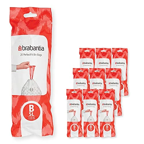 Tijdelijke aanbieding: Brabantia PerfectFit Vuilniszak, Wit, Code B, 200 Stuks van 21.00 € naar 21.00 € (0.00% korting)