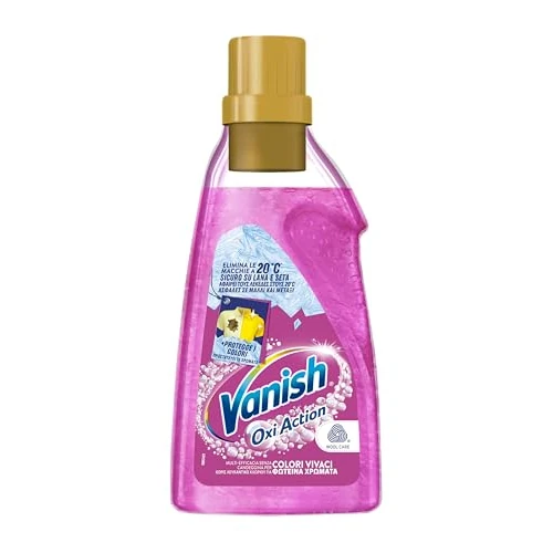 Offerta a tempo: Vanish Oxi Action Multipower Gel Rosa, Additivo Lavatrice Multiazione senza Candeggina, Smacchiatore per Capi Colorati, 1 Confezione da 750 ml di Smacchiatore per Bucato - 32% da 5.59 € a 3.79 €