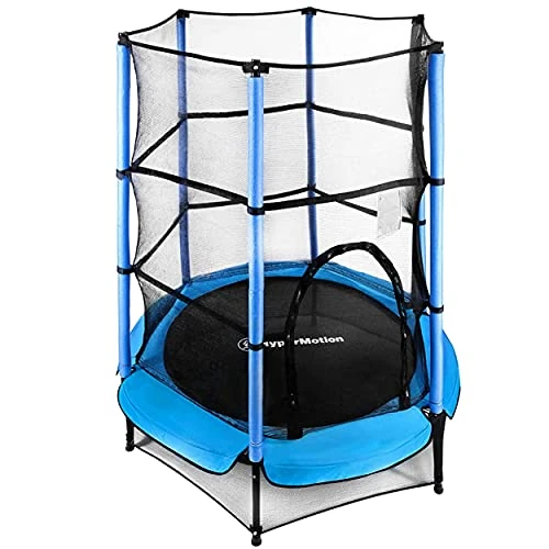 HyperMotion Trampolín Infantil - Mini Cama Elástica de 90cm para Exterior - con 6 Patas Antideslizantes, Ideal para Jardín y Casa, Capacidad 25kg, Niños de 3+ Años