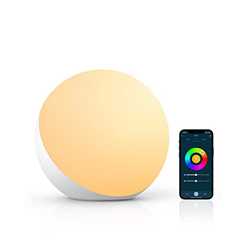 Limited offer: Hifree Smart Table Lamp, Bedside Lamps for Bedrooms Work with Alexa and Google Home, Dimmable RGB Color Changing and Tunable White Night Light Touch Lamp for Kids, Desk Lamp for Living Room from 30.99 EUR to 19.99 EUR (save 35%)
