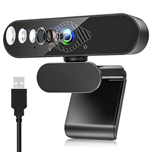 Oferta limitada: Dancial Webcam con micrófono, 1080P Full HD USB Web Camera para Mac Windows Laptop Video Calling Conferencing Game Plug and Play, Webcam para Skype FaceTime Youtube de 18.99 € a 18.99 € (ahorro 0.00%)