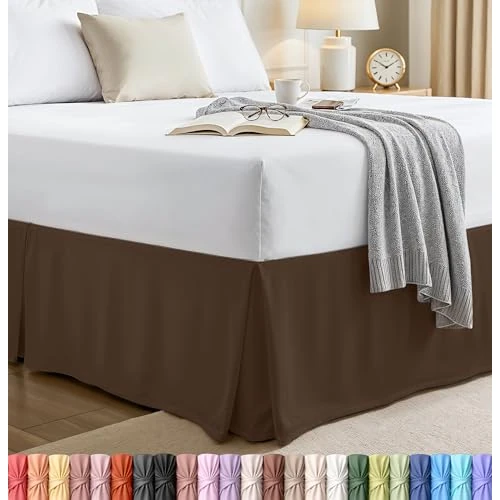 Offerta a tempo: Utopia Bedding Mantovana giroletto matrimoniale, morbida con volant quadruple plissettato, facile da montare, con caduta su misura da 40 cm, qualità alberghiera, resistente al restringimento e allo - 14% da 25.63 € a 22.01 €