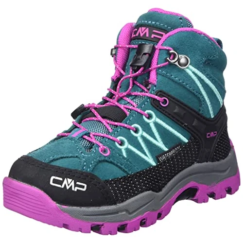 Oferta limitada: CMP Kids Rigel Mid Trekking Shoes Wp, Zapatos de trekking Unisex niños, Azul lago Rosa flúor, 32 EU de 65.95 € a 54.99 € (ahorro 17%)