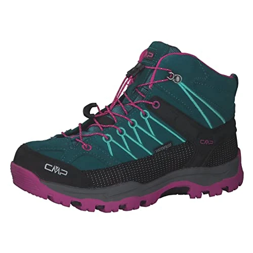Oferta limitada: CMP Kids Rigel Mid Trekking Shoes Wp, Zapatos de trekking Unisex niños, Azul lago Rosa flúor 26EL, 37 EU de 65.95 € a 50.95 € (ahorro 23%)