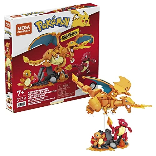 Offerta a tempo: MEGA Construx - Pokémon - Charizard Evolution da Costruire — 49% da 44,99 € a 22,99 €
