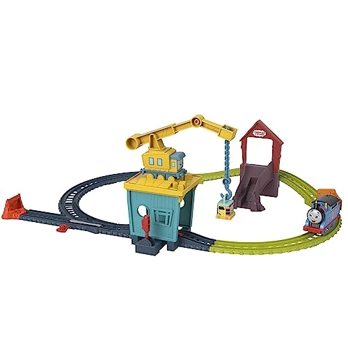 Begrenztes Angebot: Fisher-Price HDY58 - Thomas & Friends Reparatur-Freunde Zug- und Schienenset mit motorisierter Thomas-Lokomotive, Spielzeug für Vorschulkinder ab 3 Jahren, Blau von 19.99 EUR auf 19.99 EUR (Rabatt 0%)