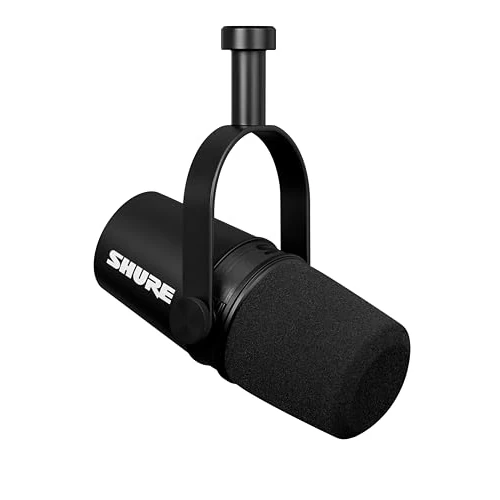 Offerta a tempo: Shure MV7X XLR Podcast Microfono per podcasting, registrazione, streaming dal vivo e giochi, uscita per cuffie integrata, tecnologia di isolamento della voce, Nero - 0% da 175.00 € a 175.00 €