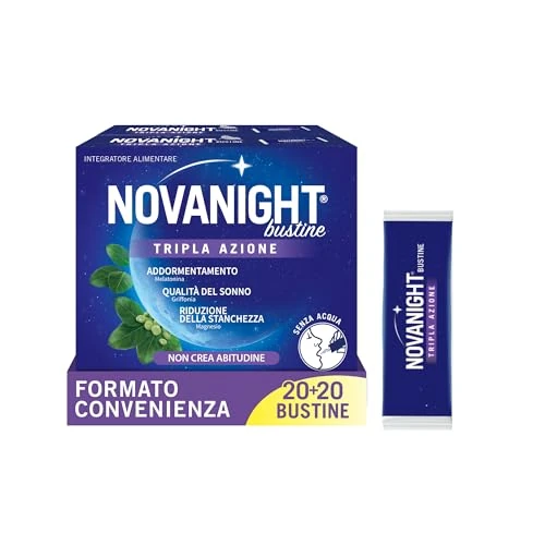 Offerta a tempo: Novanight Tripla Azione Bustine, Magnesio — 14% da 18,43 € a 15,90 €
