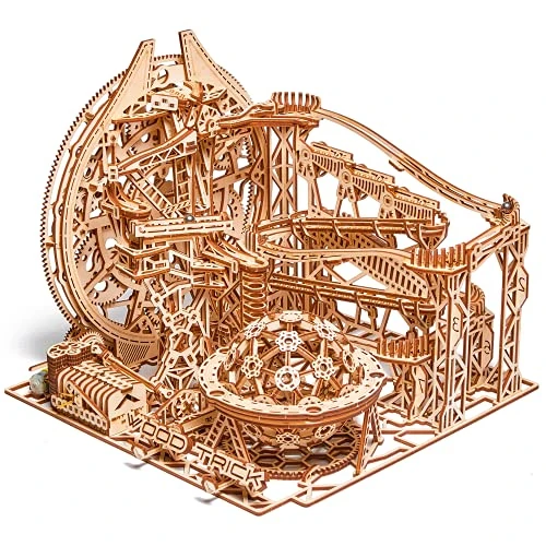 Offre limitée : Wood Trick Galaxy Marble Run - Puzzles 3D en Bois à Construire pour Adultes et Enfants - Fonctionnement électrique - Kits de modèles en Bois de Montagnes Russes pour Adultes et Adolescents de 134.95 € à 134.95 € (0.00% de remise)