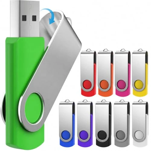 Oferta limitada: Memorias USB 64GB 10 Piezas USB Flash Drives - Portátil Pendrive 2.0 64 GB Multicolor Práctico Pen Drives - Almacenamiento de Datos Llave USB con 10 Unidades Cuerdas Regalo para Familia by FEBNISCTE de 58.99 € a 55.04 € (ahorro 7%)