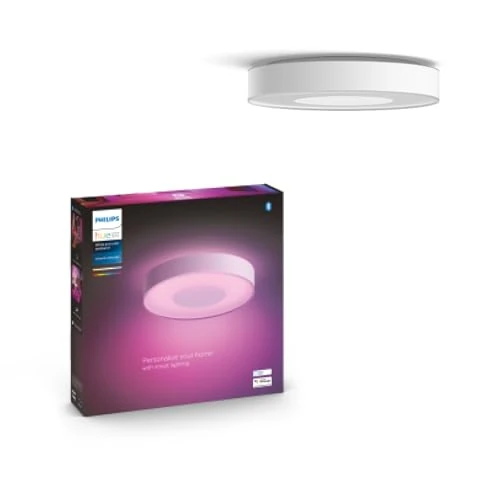Offre limitée : Philips Hue White and Color Ambiance Plafonnier Infuse Medium, Blanc, compatible Bluetooth, fonctionne avec Alexa, Google Assistant et Apple Homekit de 229.99 € à 201.18 € (13% de remise)