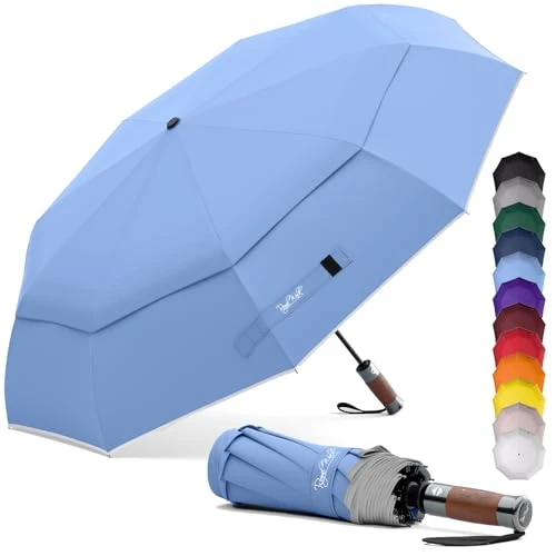 Tijdelijke aanbieding: Royal Walk Opvouwbare Paraplu Compact Reisparaplu Windbestendig Dames Heren van 29.99 € naar 29.99 € (0.0% korting)