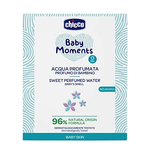 Offerta a tempo: Chicco Acqua Profumata Baby Moments, Acqua Profumata e Delicata Per Bambini, Delicata Fragranza con Ingredienti di Origine Naturale, 0 Mesi+,100 ml - 44% da 12.39 € a 6.99 €
